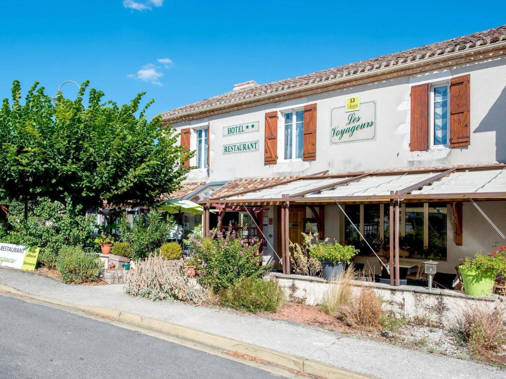 Logis Hôtel Les Voyageurs Tournon-dʼAgenais Extérieur photo