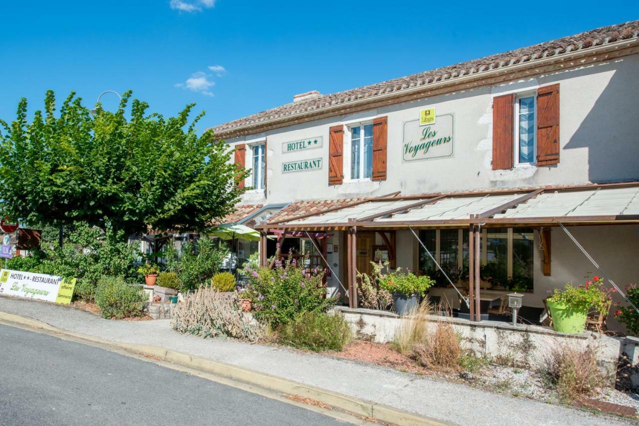 Logis Hôtel Les Voyageurs Tournon-dʼAgenais Extérieur photo